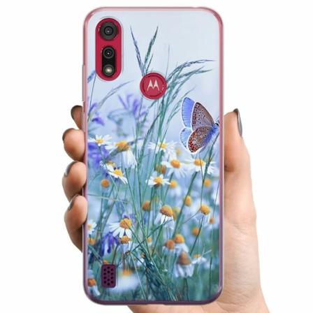 Motorola Moto E6s (2020) Tpu Mobilskal Blommor
