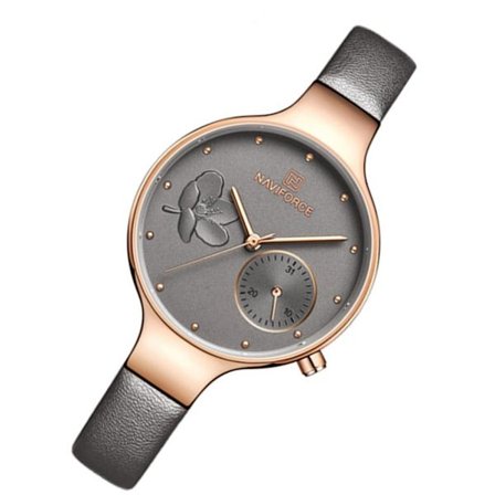 Elegant Damklocka Armband i Läder (NaviForce)