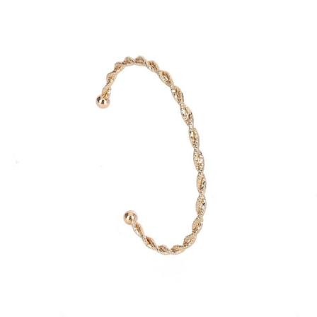Enkelt håndlavet armbånd med forgyldning Gold one size
