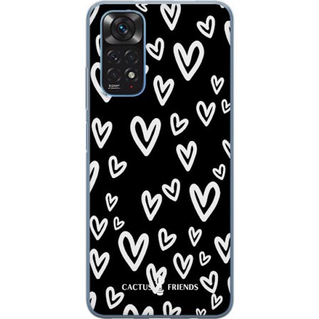 Kompatibelt Mobildeksel til Xiaomi Xiaomi Redmi Note 11S Cactus and Friends - Handdrawn Love Chaos