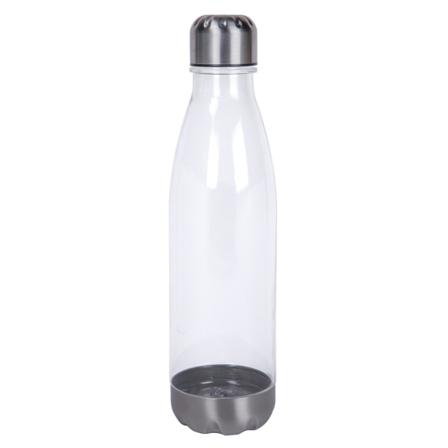 No1 2-packvattenflaska Med Stål Botten Transparent