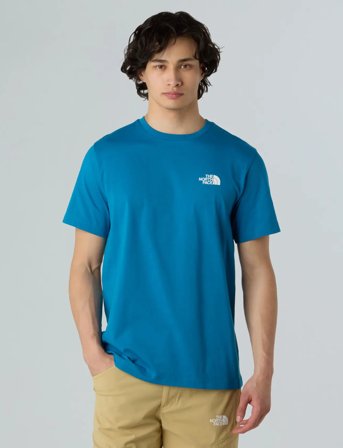 The North Face M Ss Simple Dome Tee - Blue - XS