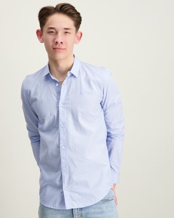 Garcia boys shirt ls Blå Skjortor Kille - Kids Brand Store