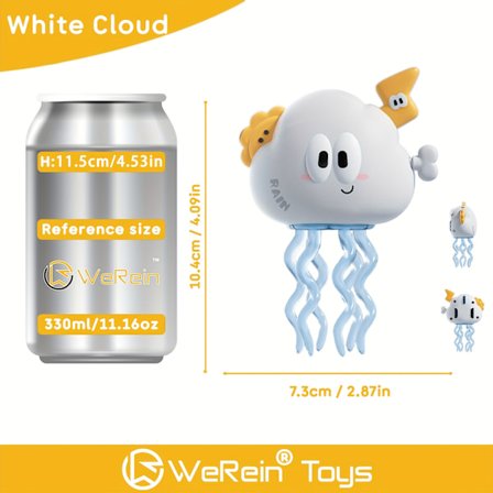 Denne opptrekkbare sky-leken, egnet for barn fra 3 år og oppover