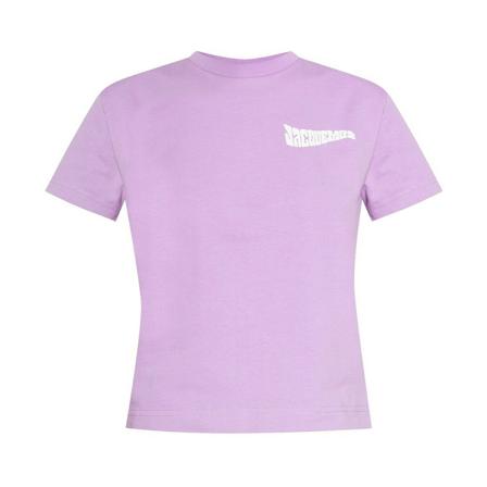 Jacquemus T-Shirts lila, Dam, Dam, Storlek: 2XS