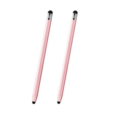 1/2/4 stk Universal Penn Dobbel Silikonhode Pekepenn Kapasitiv Skjerm Stylus Penn 2 for kompatibel med Huawei Ipad Tablet Smarttelefon