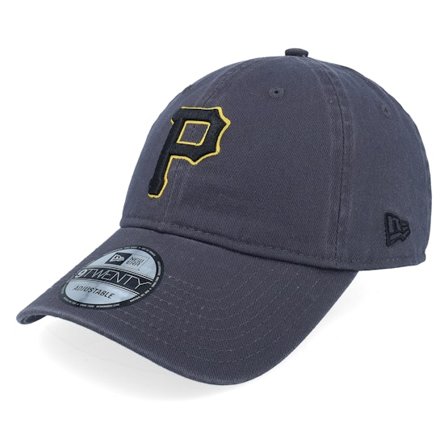New Era - Pittsburgh Pirates MLB Charcoal Dad Cap Unconstructed Grey Cap - MLB @ Hatstore