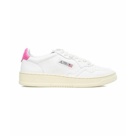 Autry Medalist Low Top Sneakers In Leather , Wit , Dames , Maat: 37 EU