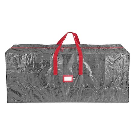 Opbevaringspose til juletræ med bærehåndtag, Oxford stof julepynt organizer til sæsonopbevaring