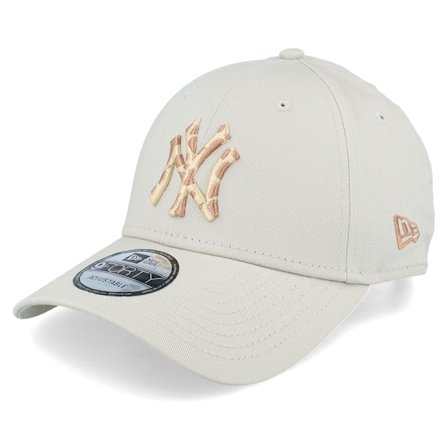 New Era - MLB Gris adjustable Casquette - New York Yankees Animal Infill 9FORTY Stone Adjustable @ Hatstore