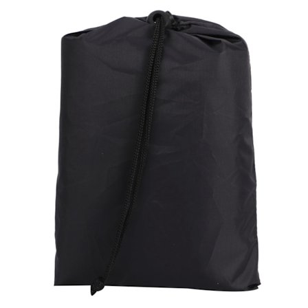 Sort Bærbar Sammenklappelig Seng Betræk 102x33x104 cm Støvtæt Beskyttelsesbetræk til Indendørs Udendørs Møbler