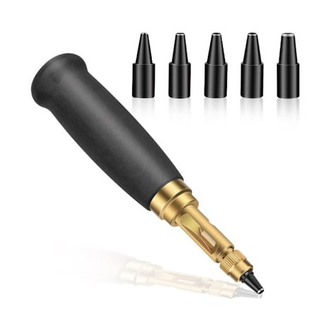 Hole Punch Punch Nahkatyökalu MUSTA