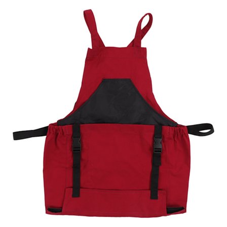 Havearbejde Forklæde Mørkerød 210D PVC Vandtæt Stof Regulerbare Stropper Letvægts Holdbar Udendørs Forklæde