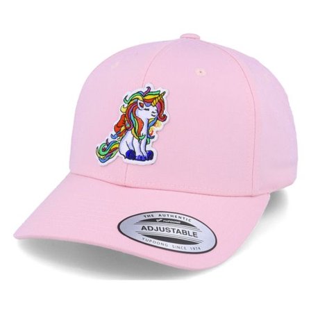 Unicorns - Rosa adjustable Keps - Glorious Unicorn Curls Pink Adjustable @ Hatstore