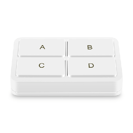 4 Way Scene Controllers -painike ZigBee Scene -seinäkytkimille Tuya Homelle