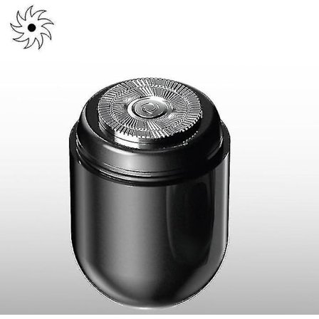 Mini roterende barbermaskin, reisebussniess magnetisk suge elektrisk roterende barbermaskin