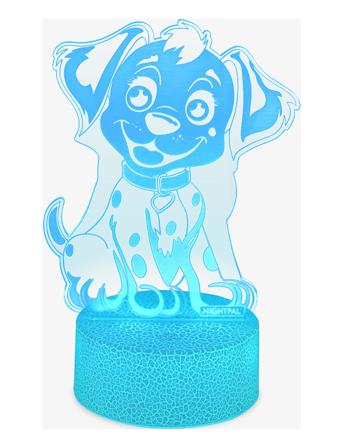 Nightpal Puppy Home Kids Decor Lighting Night Lamps Multi/patterned Powerpal