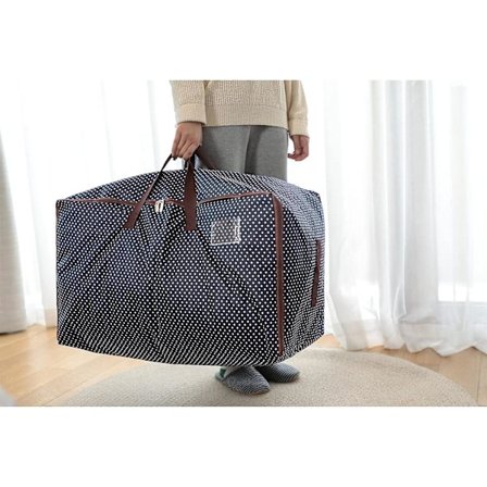 100L Stor under seng klær oppbevaringspose med glidelås, fuktsikker