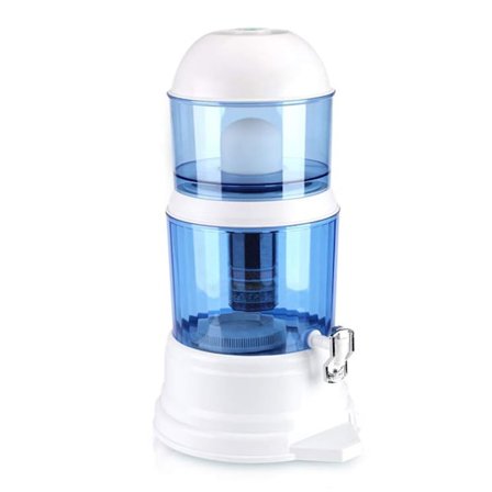 16L Vandrenser Keramisk Kul Mineral Rens Filter Dispenser Filtreringssystem