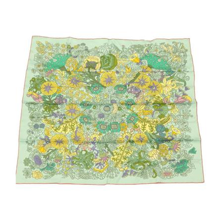 Hermès Vintage, Pre-owned scarf Groen, Dames, Maat:ONE Size