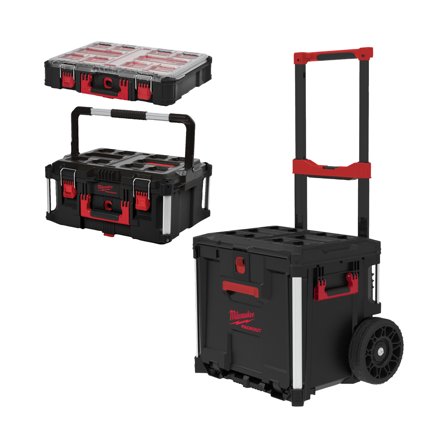 Milwaukee 4932498984 Verktygsvagn 3 delar, 113 kg, Garageinredning & förvaring