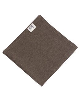 Tygservett Vide 1-Pack Återvunnen Bomull Brun - Fondaco