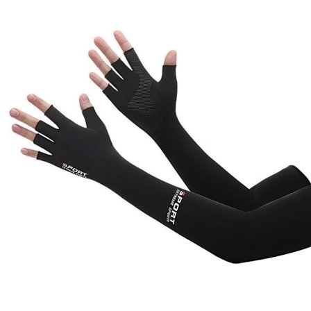 Femfingrar Ice Arm Sleeves Solskyddande armskydd