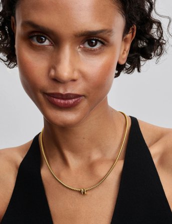 Pandora Letter M 14K Gold-Plated Charm - Gold - ONE SIZE