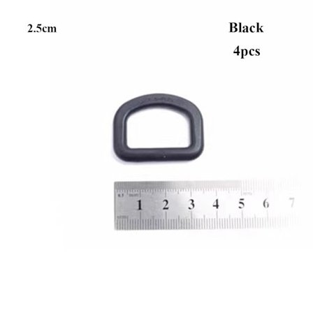 4 stk Beltekroker Vevspenner SVART 2,5 CMSTYLE 1 STIL 1