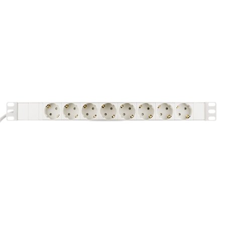 Power strip 8xCEE 7/3 1xCEE 7/7 increased touch protection