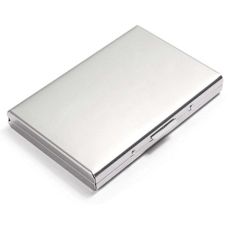 Kreditkortshållare Rostfritt Stål, Bank Kreditkortsfodral Rostfritt Stål Kreditkortshållare för Kvinnor Män