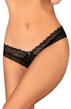 Kjøp Obsessive Medilla Crotchless Thong - string | God pris