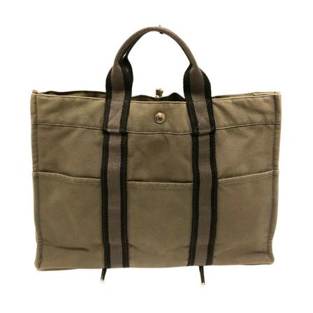 Hermès Vintage, Tote Bags Grijs, Dames, Maat:ONE Size