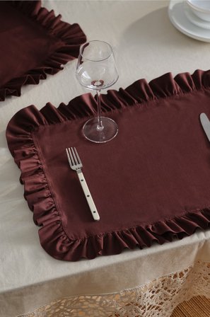 Jotex - Bordmatte Med 2-pakk Mørkebrun - WALLACE - Kjøp Bordbrikker hos Jotex