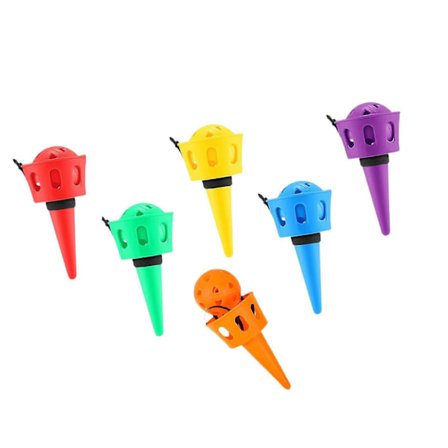 6x Børne Bold og Kop Spil med Snor til Festartikler Have Alder 5 6 7 8 9+[YATOY]