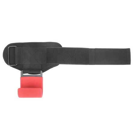 Urheilupainonnosto Vetokoukku Kuntosali Voimaharjoittelu Voimanosto Rannekkeet Vyö Wrap Punainen Koukku