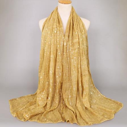 Comfort Women Scarf Shawl 2022 Vår och höst Bomull Varmt solskydd Casual 7# turmeric 200-80cm