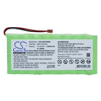 Batteri til test, undersøgelse, udstyr til Ando AQ7250, AQ7250 mini-OTDR