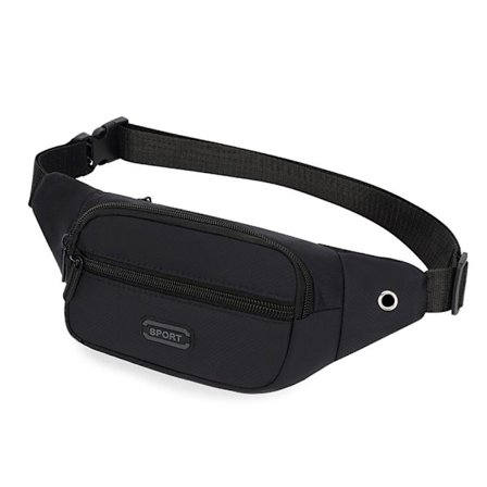 Musta urheilullinen puhelinvyölaukku