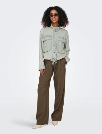 ONLY Onlkenya Life Acid Short Jacket Cc Otw - Blue - S