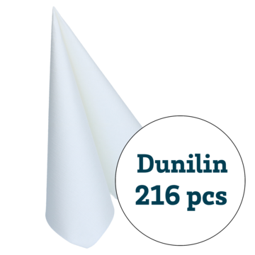 SERVIETT DUNILIN HVIT 48X48CM