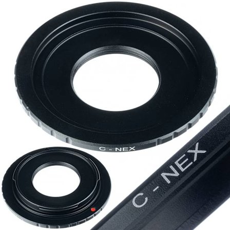 Adapter C-Mount M25 til Sony E-Mount – Præcis Pasform | Sikker Montering | Kompatibel med Sony A7, A6000, NEX-5