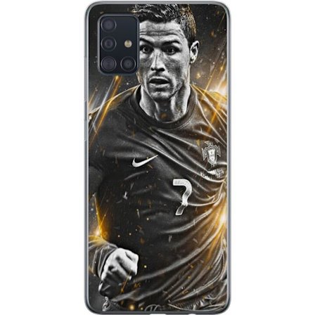 Yhteensopiva Puhelinkuori Samsung Galaxy A51 Cristiano Ronaldo