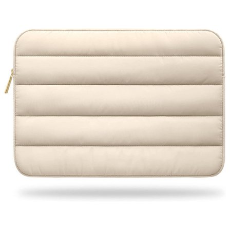 Beskyttende deksel for datamaskinveske, laptop-ermet, beige dame-laptop-ermet