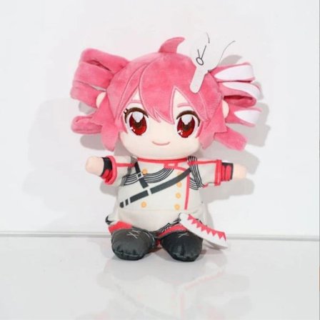 Kasane Teto Siddende STOR Plysdukke Rundt Blødt Legetøj 20cm/7.8 0 NY A One Size A One Size A