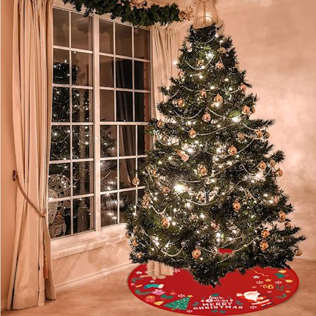 God Jul Julgransmatta, Rustik Heminredning Nyår Semesterfest Bondgårdsdekor