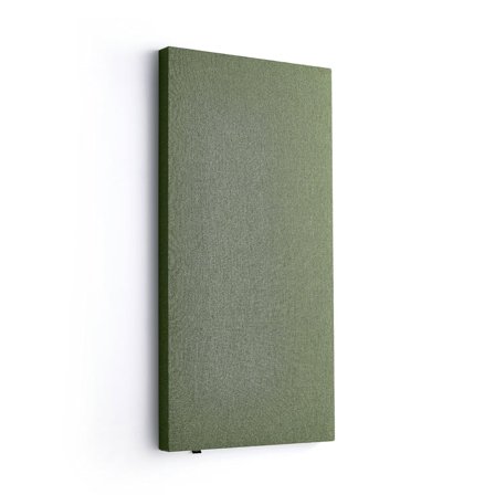 Acoustic panel POLY, rectangular, 600x1180x56 mm, wall mounted, green