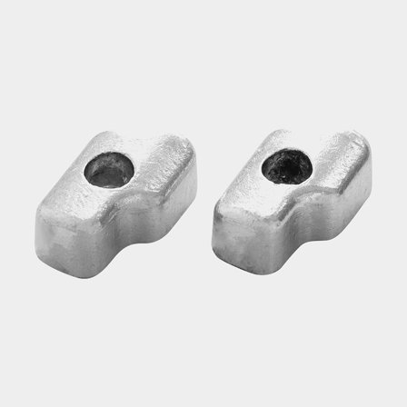 1852 Zinkanode flex-o-fold 2 bladig propeller