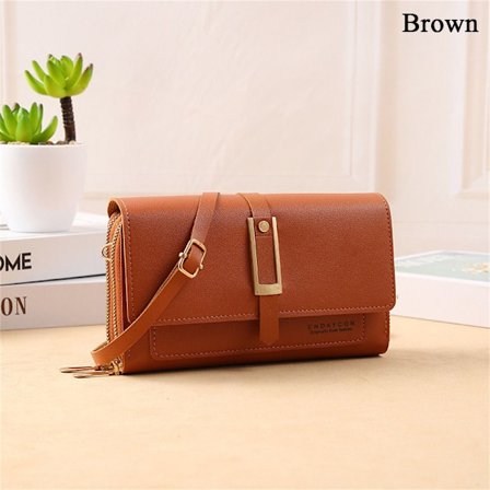 Crossbody Taske Skuldertasker BRUN