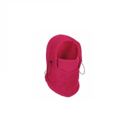 Hættetrøje hue Balaclava RØD Ansigtsmaske fleece hue skimaske
